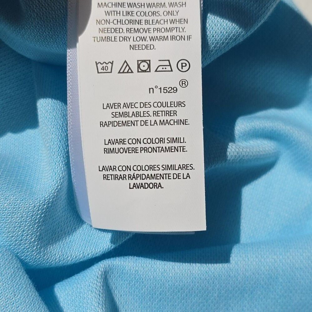 Polo Ralph Lauren Knit Oxford Long Sleeve Shirt Blue L Preppy Coastal Office NWT - Picture 7 of 11